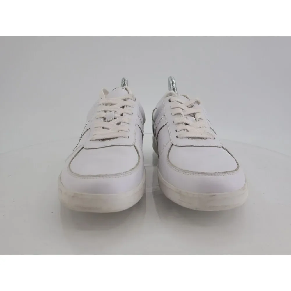 Tory Burch Hank Court Sneakers Womens 11M White Leather Lace Up Shoes